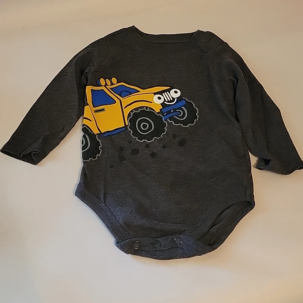 Garanimals Truck Long Sleeve Onesie